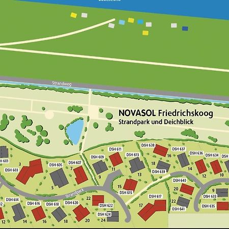 Friedrichskoog-Deichblick 5 Villa Dış mekan fotoğraf